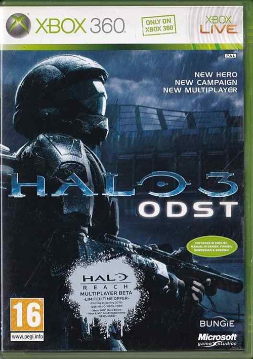 Halo 3 ODST - XBOX 360 (B - Grade) (Genbrug)